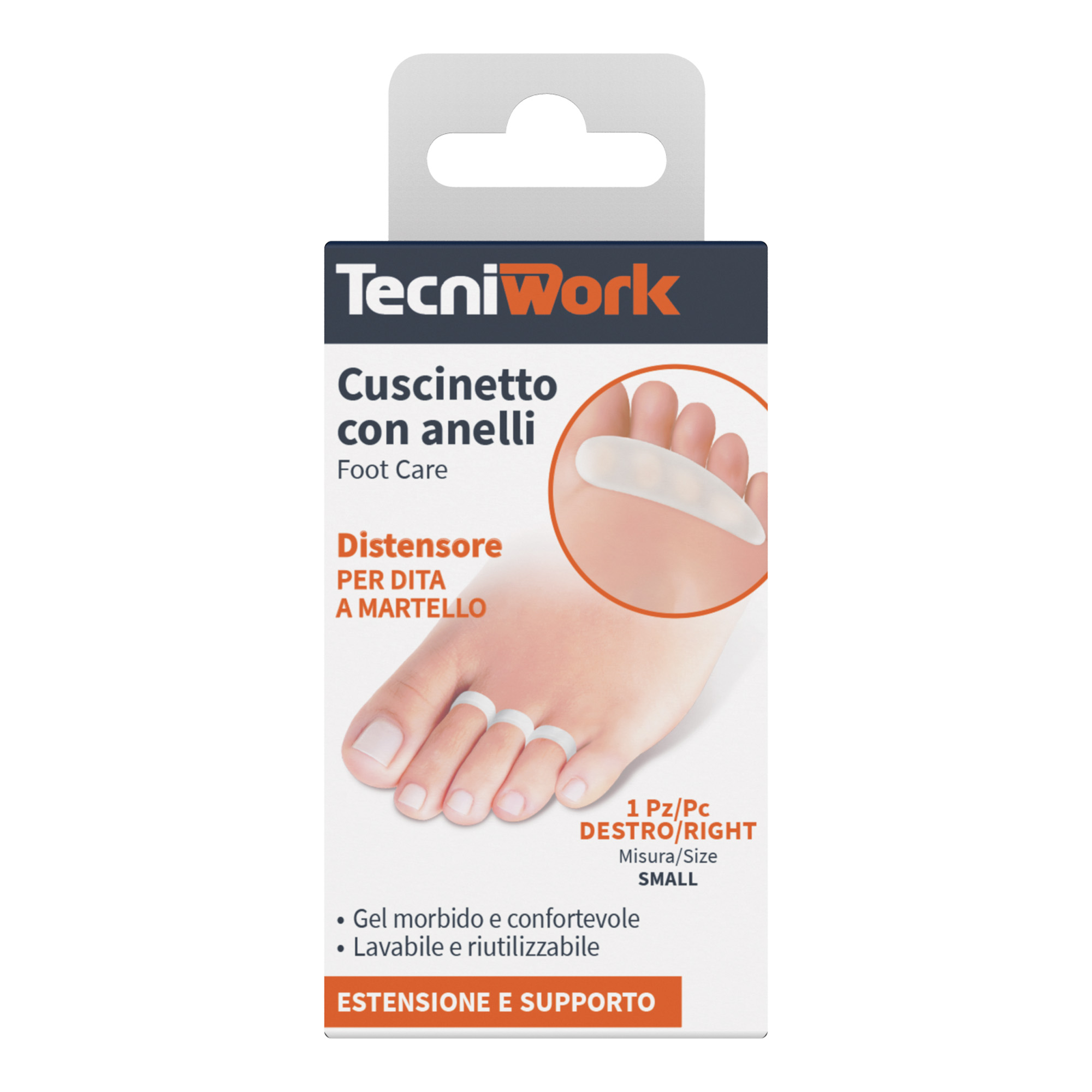 Polymer-Gel Zehenkissen mit Ringe – Bild 3