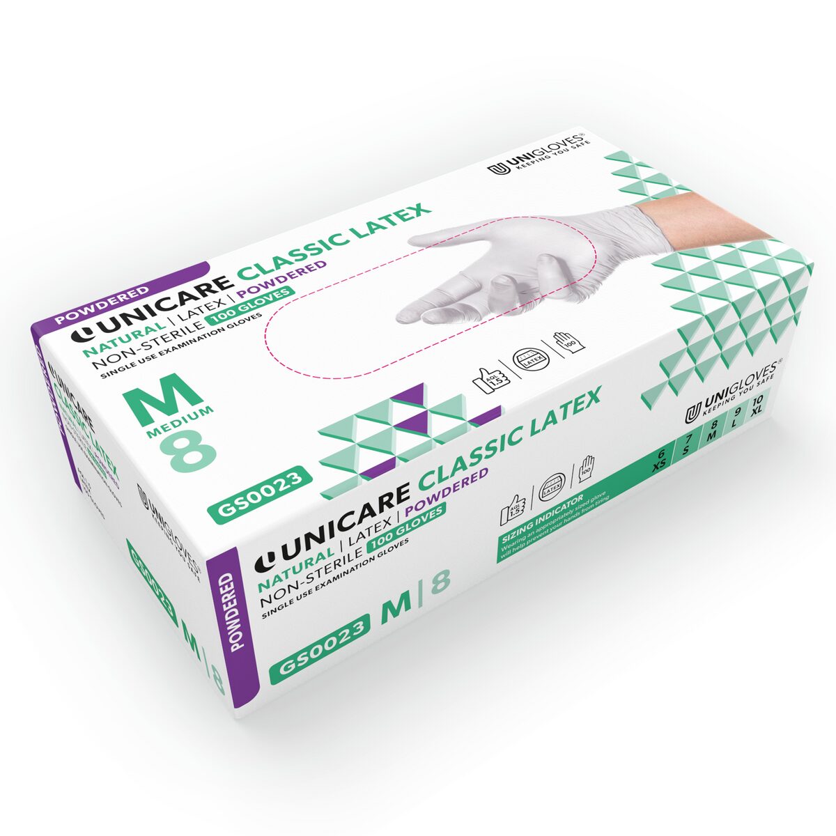 Latex Handschuhe gepudert CLASSIC 100 Stk. – Bild 2