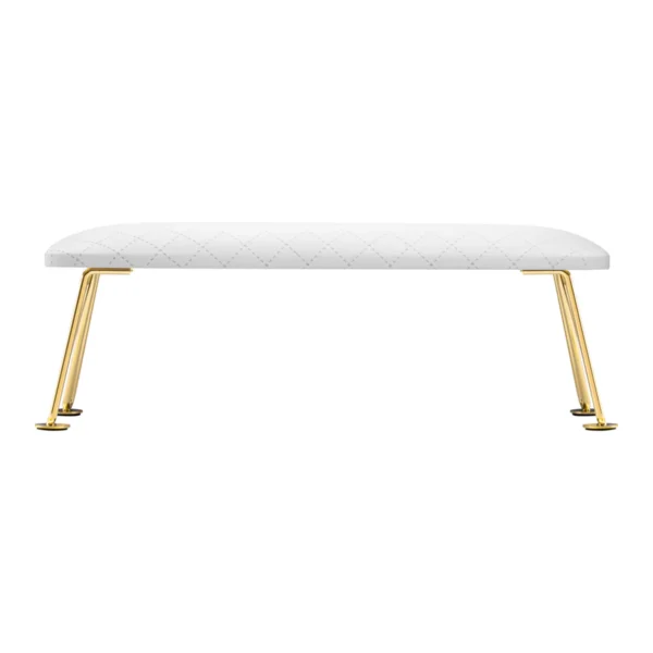 Handauflage weiß/gold – Bild 2