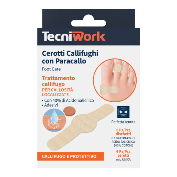 Hornhautpflaster mit 40% Salicylsäure Pads 6 Pads