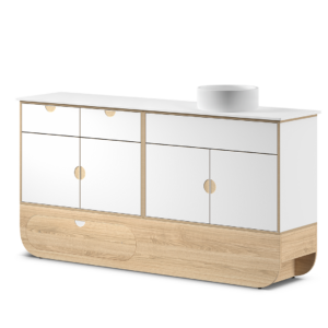 Ikon Hygienemodul L mit Keramikwaschbecken