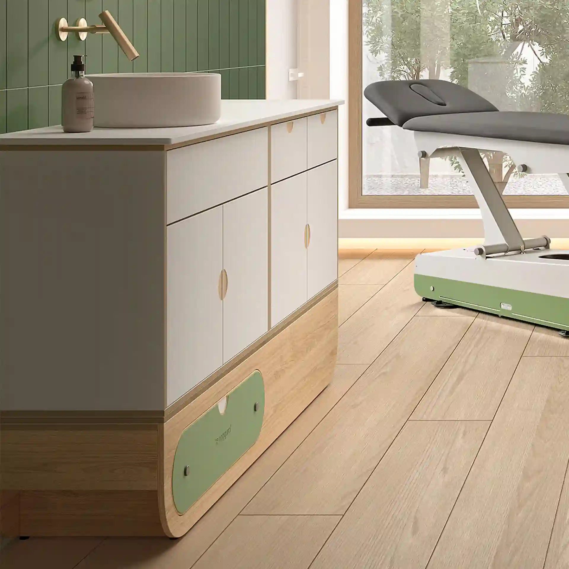 Ikon Hygienemodul L mit Keramikwaschbecken – Bild 2