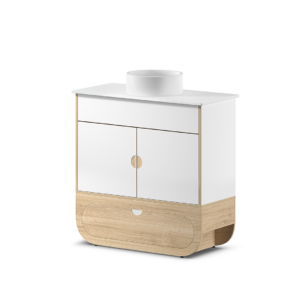 Ikon Hygienemodul S mit Keramikwaschbecken