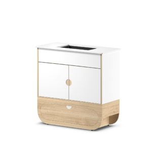 Ikon Hygienemodul S mit Edelstahlwaschbecken