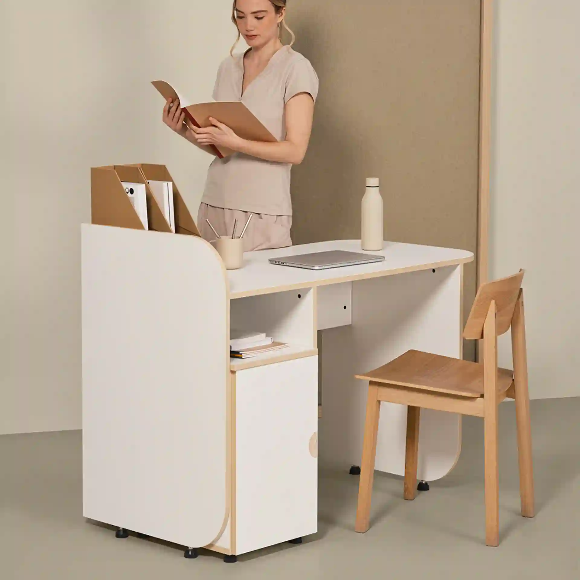 Ikon Tisch S mit Schrank – Bild 2